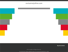 Tablet Screenshot of exclusively4free.com